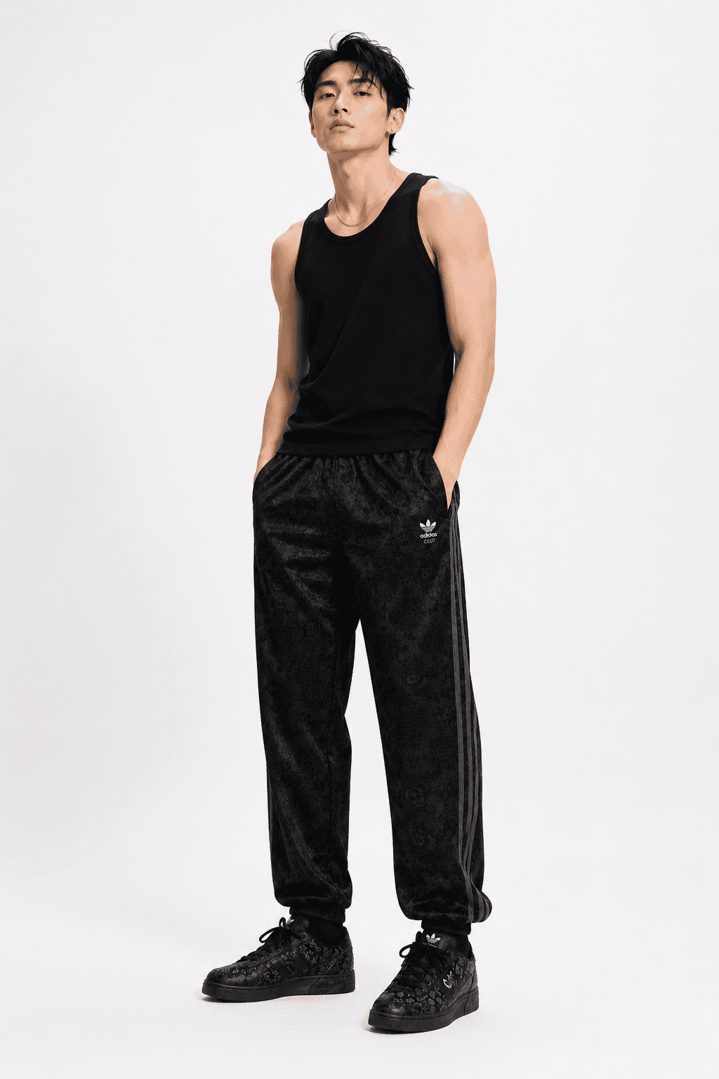 Pantalones de combate Adidas x CLOT | Negro